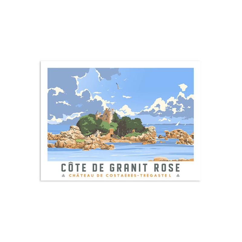 Côte de granit rose - Château de Costaèrès - Trégastel