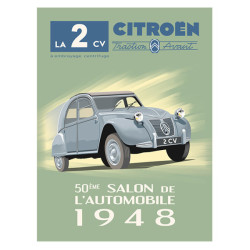 2 CV Citroën - 50ème salon...